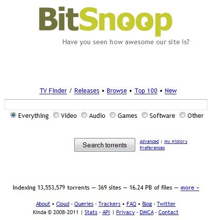 pantallazo BitSnoop_0