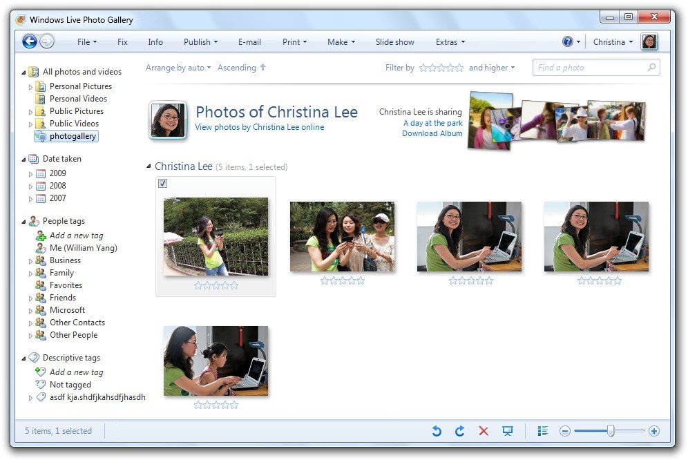pantallazo Windows Live Photo Gallery_0